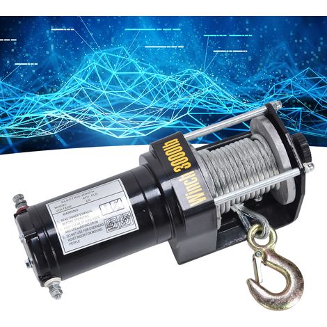 12V 3000 lb elektrische Seilwinde (1/5)