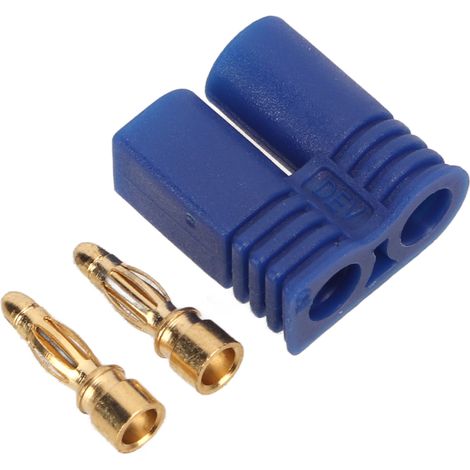 13.020 EC2 2mm Gold Bananenstecker (männlich) mit Gehäuseschutzhülle RC-Akku-Ersatz (1/5)