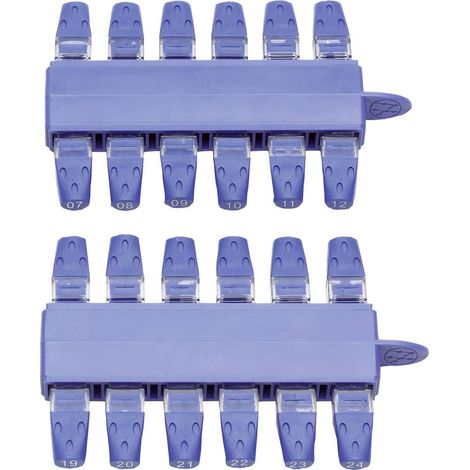 Trend Networks 158051 VDV II RJ45-KIT Kit de 24 identificateurs RJ45 (1 à 24) VDV II 1 pc(s)