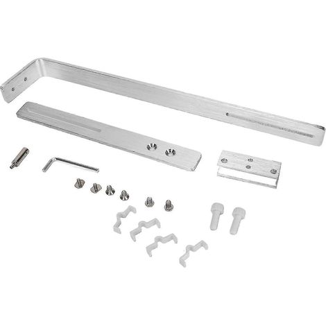 Support de lampe cylindrique COB en alliage d'aluminium à spectre complet pour aquarium, couleur argent. (1/5)