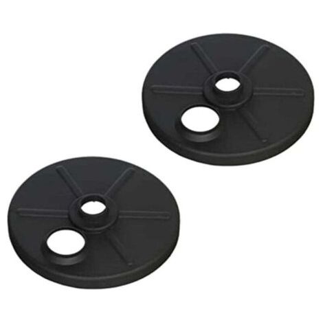 Cache Poussiere Roue Tondeuse Gazon Compatible Sears Husqvarna AYP Poulan Noir 532189403 (1/4)