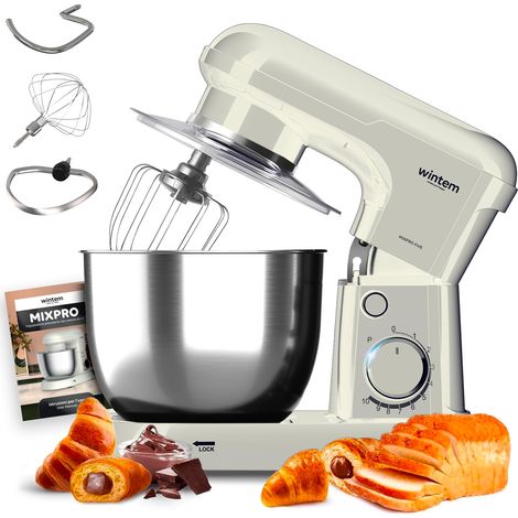 Impastatrice Planetaria 1500w Ciotola 5l, 10 Velocità - Elegante E Versatile (1/4)