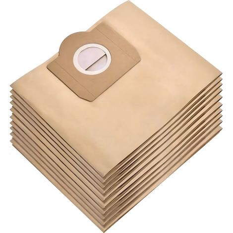 Lot de 10 sacs pour aspirateur Karcher WD3 - MV3 A 2204 6.959-130.0 se4001 - Sacs pour aspirateur de qualité supérieure (1/3)
