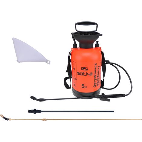 Pulvérisateur 5 L - Lance Télescopique 75 cm - Tube Avec Connecteur - Couverture Herbicide - Pour Jardin Et Verger (1/5)