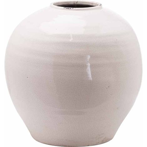Garda Glazed Large Regola Vase - Ceramic - L37 x W37 x H38 cm - White