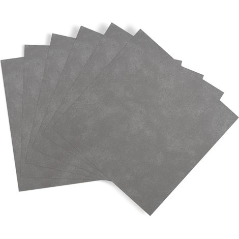 dalles murales adhésives Gris foncé lot de 6 (15 x 15 cm) (1/4)