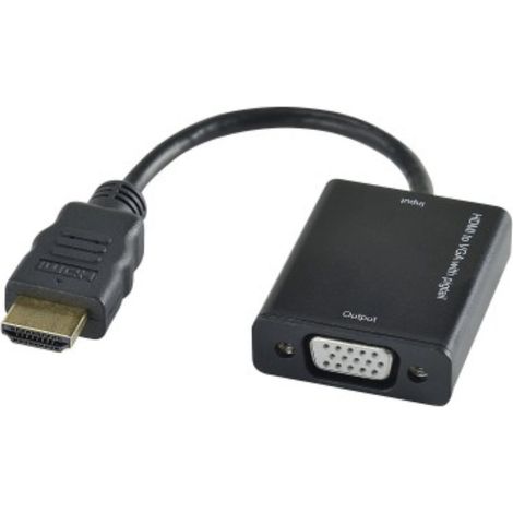 convertisseur hdmi m vers vga f - full hd 1080p vers 1600x1200p - erard 7966