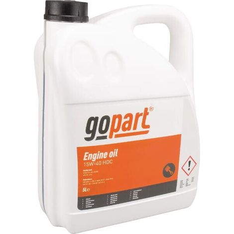 Aceite motor 15W-40 HDC 5L GOPART 104005GP