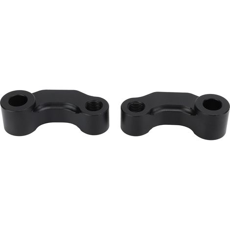 Rétroviseur Moto Support Extension 2 Pièces Noir Remplacement Support Fixation pour SUZUKI V-Strom DL650 2017-2022 (1/5)