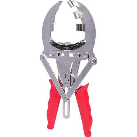 Kstools – Pince de serrage pour segments 50-100 mm – Acier spécial nickelé – Poignée isolée pour prise confortable – Montage segments piston (1/6)