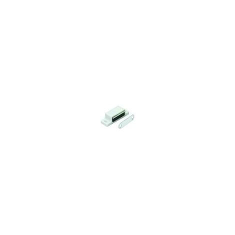 Hettich Magnetschnäpper 17 x 19 x 75 mm weiß 5 kg - 4 Stück Möbelbeschlag