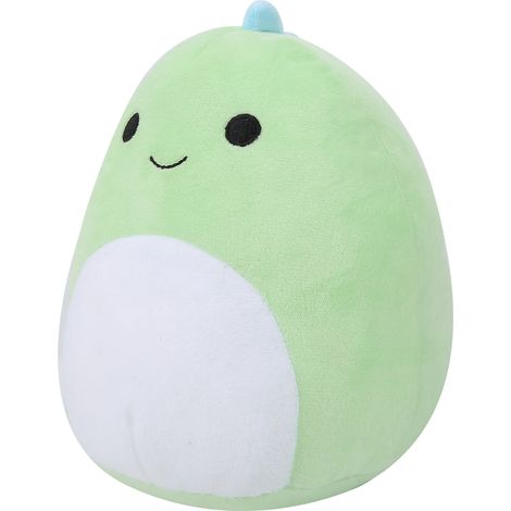 Coussin dinosaure en peluche, jouet mignon et doux, poupée dodue, cadeau de Noël pour enfants, 20 cm, vert (1/5)