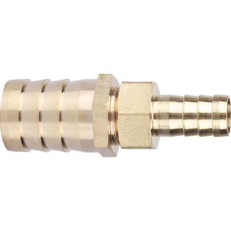 Adaptateur de raccord de tuyauterie femelle à douille de réduction cannelée en laiton (14-25 mm) (1/5)