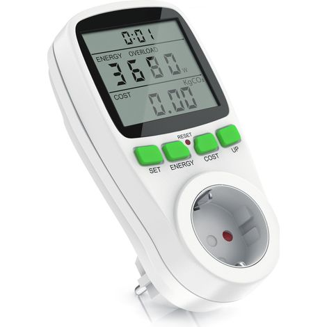 Arendo Stromkostenmessgerät zur effektiven Kostenüberwachung Energiekostenmessgerät (1/5)