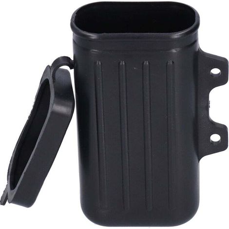 Boîte de Rangement de Réparation de Placement de Petits Outils de Moto Plastique ABS Imperméable de Conteneur de Bouteille de Support pour le Sentier TW200 1987-2015 (1/4)