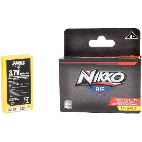 Batterie de réserve rechargeable Nikko Air Elite 3,7 V Li-PO