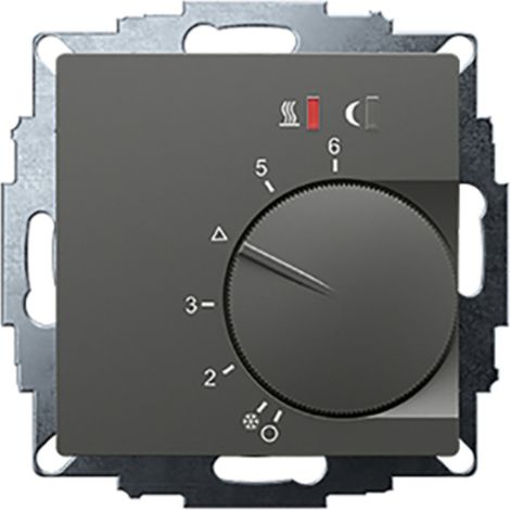 Eberle 547816054302 UTE 2800-R-Anthrazit-55 Raumthermostat Unterputz Heizen 1 St.