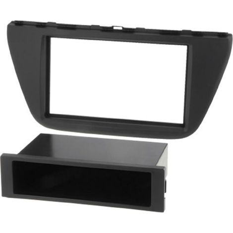 Facade autoradio 1Din ou 2Din compatible avec Suzuki SX4 S-Cross ap13 avec vide-poche