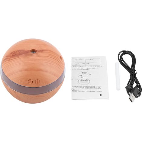 1 Humidificateur USB, 300 ml, diffusion huiles essentielles, lumière LED, silencieux, chambre salon（Troisième trimestre : Nouveaux produits en septembre） (1/5)