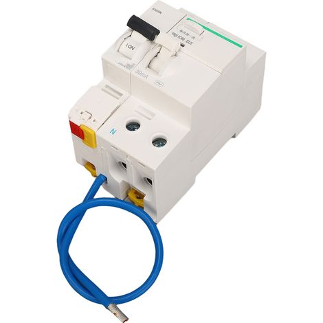 Disjoncteur pneumatique avec protection contre les fuites de courant, 1P+N, 230 V/400 V CA, IC65N, 6 A (1/5)