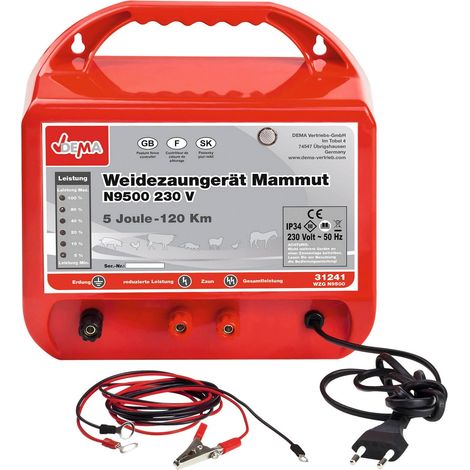 Weidezaungerät Mammut N9500 Elektrozaungerät 230V Weidezaun Elektrozaun