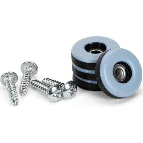 Patin pour meuble Patins De Meubles En Téflon Avec Vis 20 Pièces Rond Ø 30 Mm, Épaisseur: 6 Mm Protecteur De Sol Planeur Ptfe Planeur Teflon. (1/4)