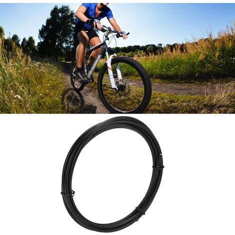 Convient aux kits de flexibles de freins à disque hydrauliques noirs de 5,5 mm, embouts olive en cuivre, résistant à la déchirure, convient aux vélos.