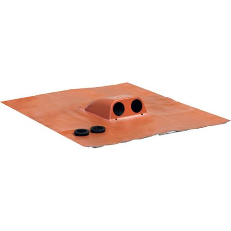 Kit de passage double solaire Klöber Venduct - rouge brique Ø 31 - 45 mm