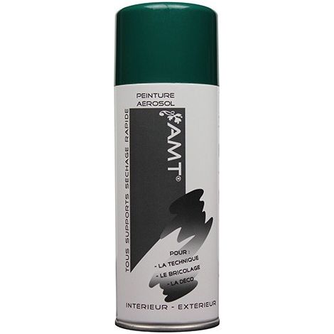Bombe de peinture aérosol 0,330 L – Peinture acrylique professionnelle – Application intérieure et extérieure – Supports : bois, métal, plastique – AMT - BPA11