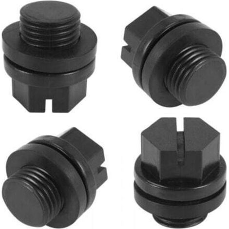 Paquet de 4 Bouchons de Vidange avec Joints Toriques Bouchon de Pompe Filtres de Piscine Bouchon de Pompe de Vidange de Piscine de Remplacement SPX1700FG pour Pompes (1/4)