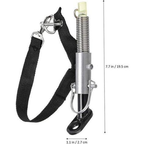 Ahlsen Attelage Remorque Velo Attache Remorque Veloconnecteur d'Attelage de Remorque de Vélo Remorque de Vélo Attelage en Acier (1/4)