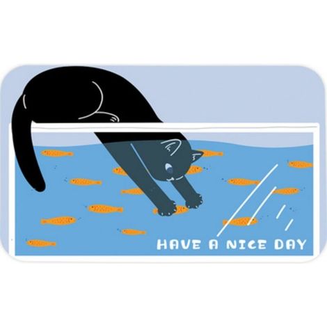 Pêche active 4060cm (terre de diatomées) Tapis de bain absorbant à motif de chat de dessin animé, tapis antidérapant pour salles de douche et salles de bain, tapis en terre de diatomées pour entrées (1/5)