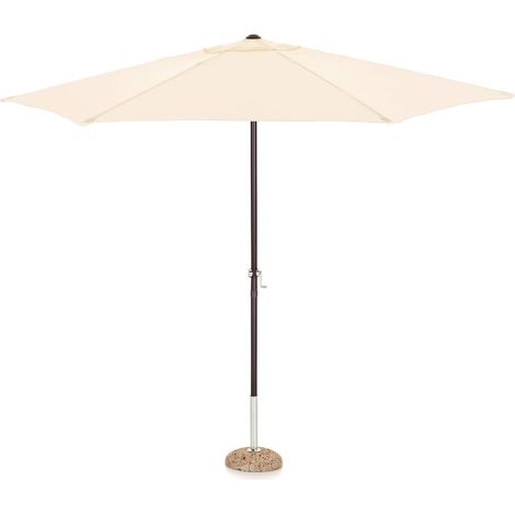 Ombrellone da Giardino Ø3 m Palo Ø38 mm in Ferro e Poliestere Garden Ecrù (1/2)