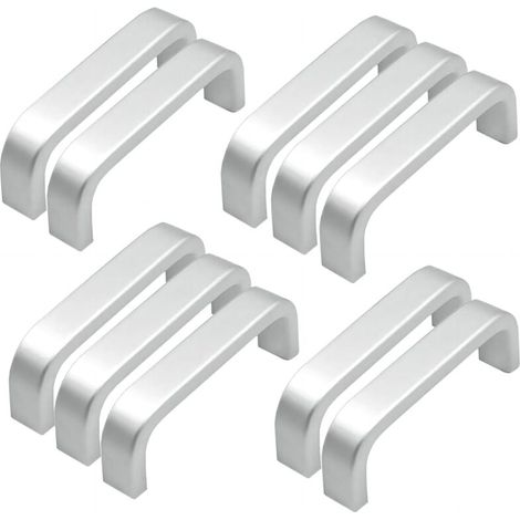 (64 MM), 10pcs Mini Aluminum Kitchen Cabinet Door Handles Cupboard Drawer Bedroom Furniture Pull MUMU (1/4)
