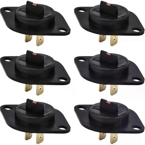 Lot de 6 thermistances de sèche-linge DC32-00007A compatibles avec les thermostats de sèche-linge Samsung PS4204984/WP35001191/AP416/35001191/2068429/B001E8B71S--JXLGV (1/5)