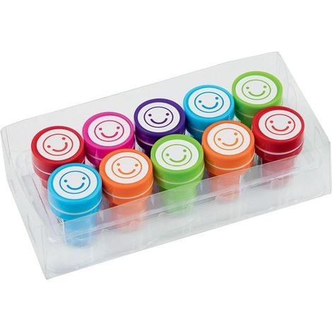 Francobolli Fiorello GR-FF-10U con faccina sorridente