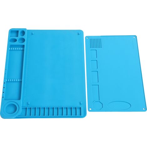 Tapis magnétique isolant thermique en silicone antistatique pour soudure, téléphone, PC ou bureau (1/5)