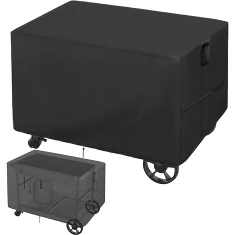 Housse pour chariot de jardin Churrasco Tissu Oxford anti-poussière et coupe-vent avec poignées (1/5)