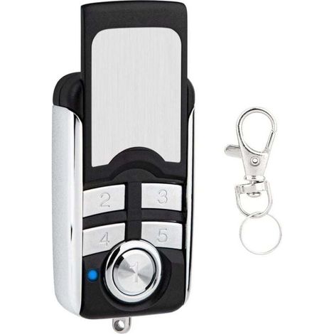 Émetteur portatif Bisecur 868 MHz compatible avec les télécommandes d'ouvre-porte de garage Hormann BS HSE1/HSE2/HSE4/HSE5-868-BS, HS1/HS4/HS5-868-BS, HSS4-868-BS, HSD2-868-BS, HSP4-868-BS, 1 pièces (1/4)