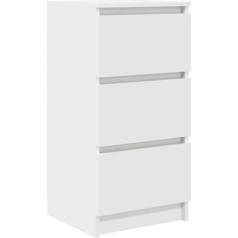 Maison Exclusive - Credenza Bianca 37,5x35x76 cm in Legno Multistrato