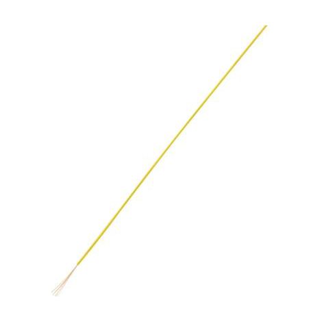TRU COMPONENTS 1571569 Fil de câblage LiFY 1 x 0.05 mm² jaune 10 m (1/2)
