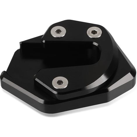 (NOIR SANS LOGO) Compatible avec HONDA CB1000R CB 1000R 2018 2019 2020 2021 2022 2023 - Béquille latérale CNC - Extension de béquille - Plaque de support maxpower (1/4)