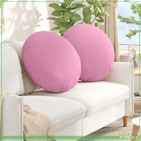 Coussins de siège - FAFEISY - 42014209 - Rose - Cylindrique 60x21 cm - Déhoussable lavable (1/5)