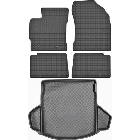 Toyota Auris II Kombi (2012–2018) – Set: Gummifußmatten + Kofferraummatte
