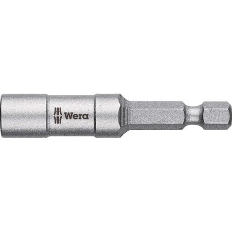 Porte-embout 1/4 pour 1/4 Bits Anneau à ressort 50mm Wera (1/2)