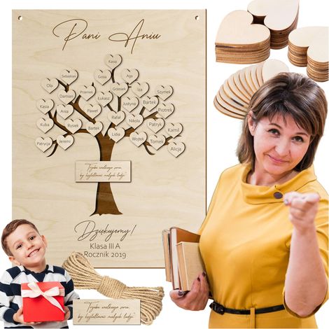 Cornice di ringraziamento personalizzata per la Festa degli Insegnanti (fine anno scolastico) (1/5)