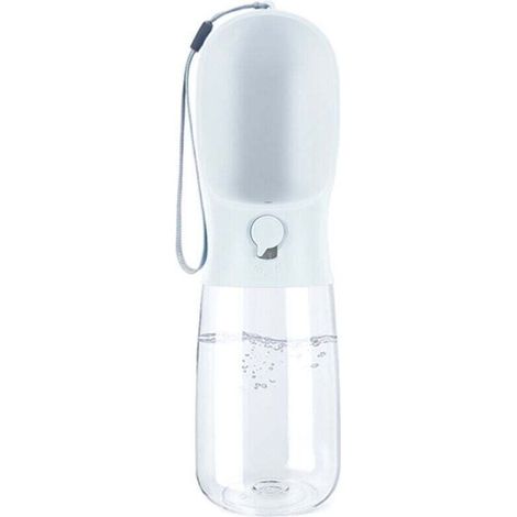 Bouteille d'eau pour chien, bouteille d'eau de voyage portable pour promener le chien, fontaine à boire extérieure multifonctionnelle pour chiens et chats