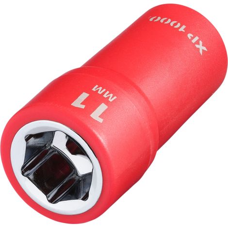 Draper 18794 XP1000 VDE Socket, 1/4"" Sq. Dr., 11mm