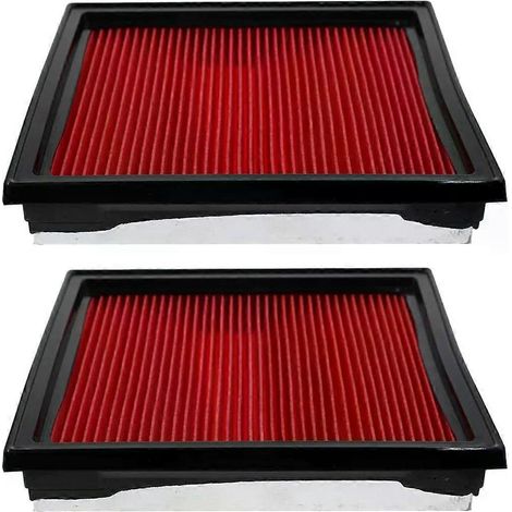 Filtre à air moteur (lot de 2) pour Nissan 370Z, 350Z, Infiniti QX50, Q40, Q60, EX35, EX37, G37, G35, G25 (référence : 16546-JK20A-JXLGV) (1/4)