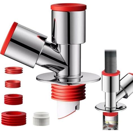 Bouchon anti-odeur machine laver 40/50/75 mm – Joint tuyau étanche – Évacuation – Protection (1/4)